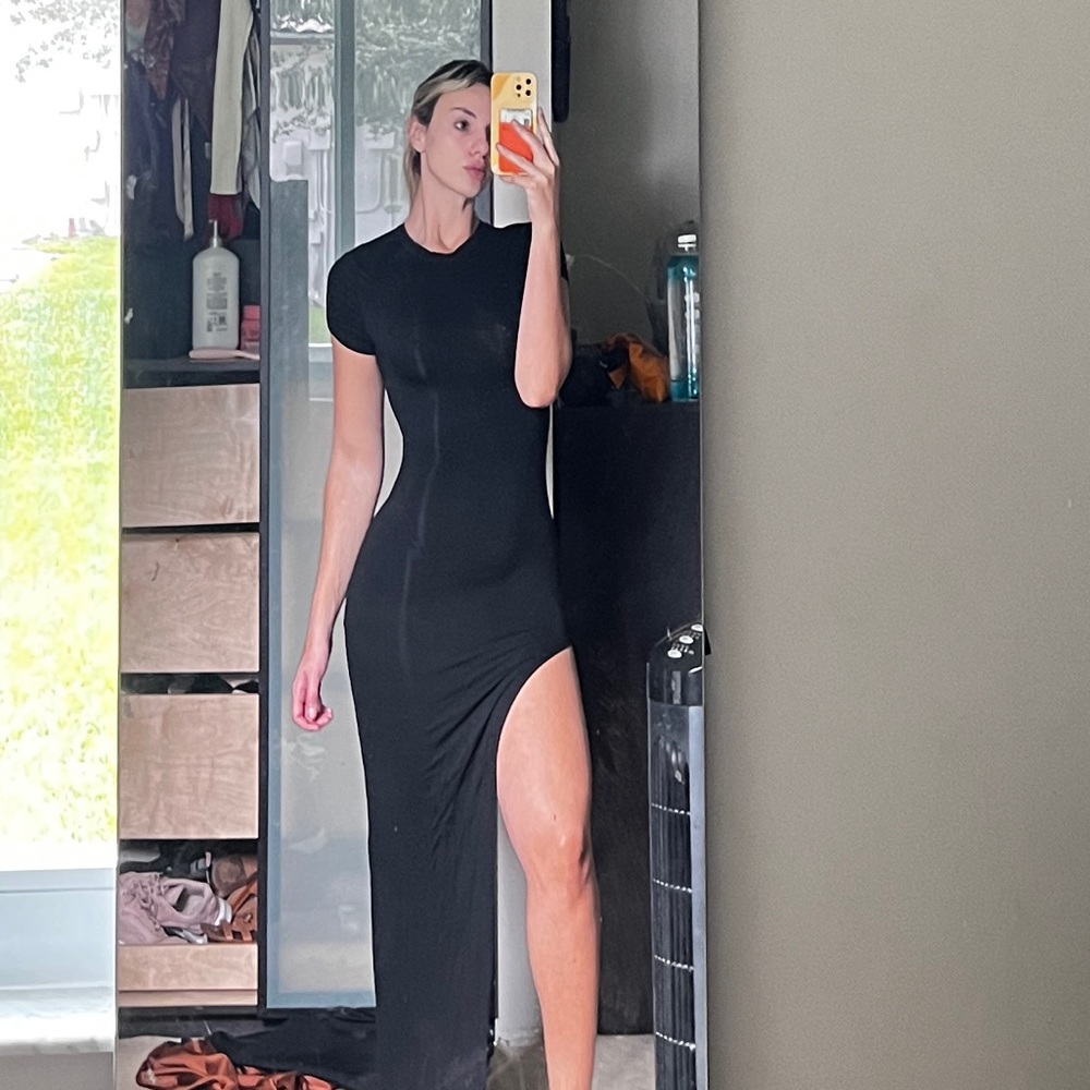 SHEIN thigh cutout dress
